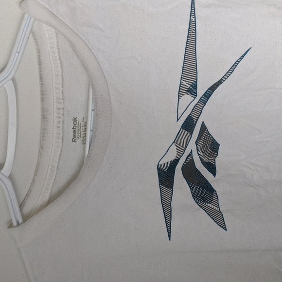 Reebok Classic Big Logo Tee White - Picture 7 of 9